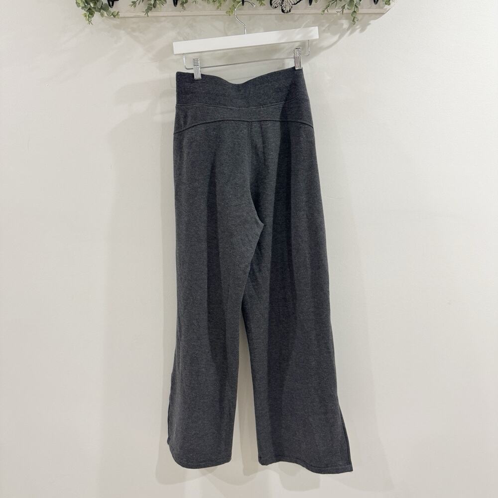 Athleta Grey Sierra Wide Leg Sweatpants Small style 353736-01 - Picture 4 of 5